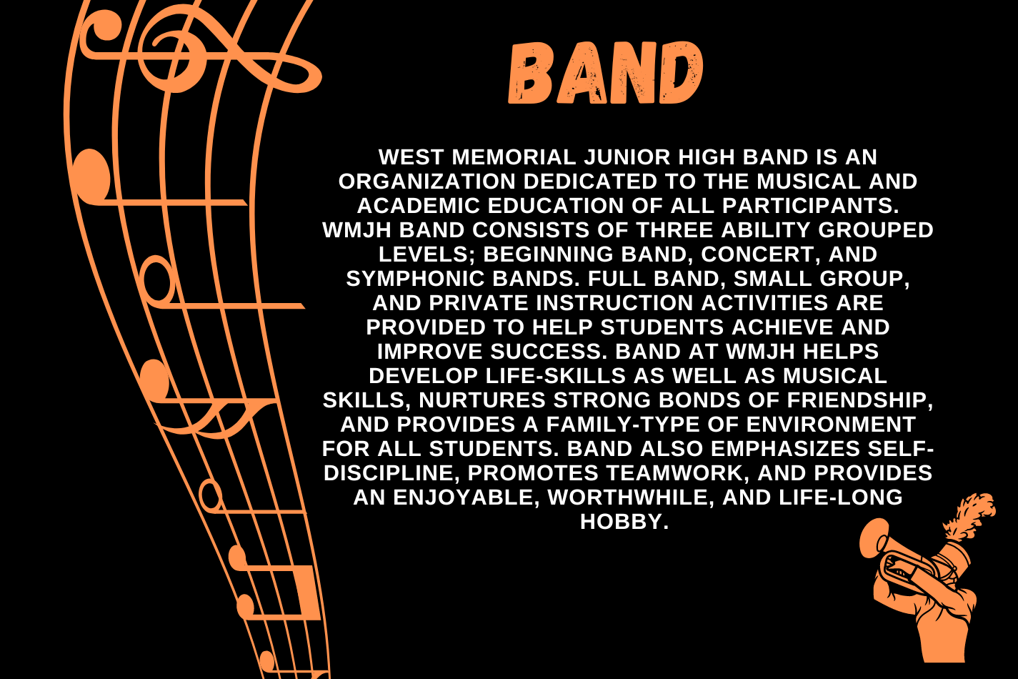 Band class is ability grouped and helps develop skills